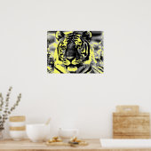 Pop Art Style Tiger Poster (Küche)
