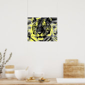 Pop Art Style Tiger Poster (Küche)