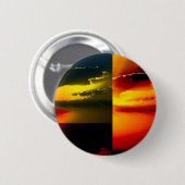 Pop Art Sunset Button (Vorne & Hinten)