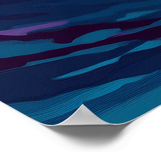 Pop Art Surfen Im Fünfspänner über den Gotthard Poster (Ecke)