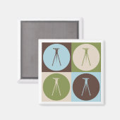 Pop Art Surveys Magnet (Vorderseite/Rückseite)