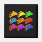 Pop Art Taco Magnet (Vorne)