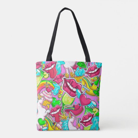 Pop Art Tasche (Rückseite)