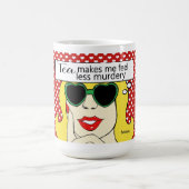 Pop Art Tea Tasse (Mittel)