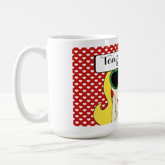 Pop Art Tea Tasse (Links)