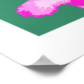 Pop Art Teddy Bears Print Poster (Ecke)