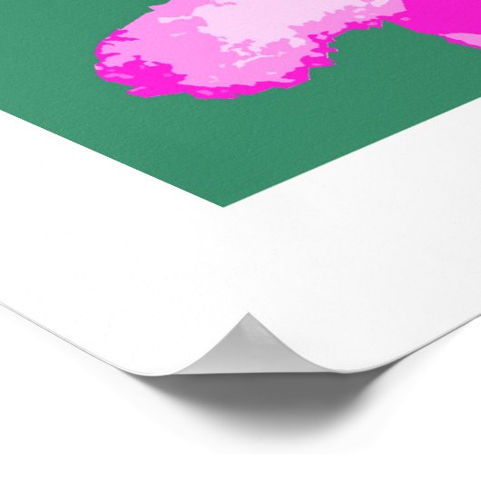 Pop Art Teddy Bears Print Poster (Ecke)