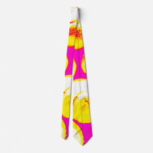 Pop Art Tennis Krawatte (Rückseite)