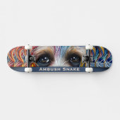Pop Art Terrier Custom Ambusschlange Skateboard (Horizontal)