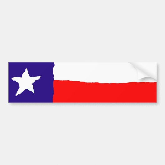 Pop Art Texas Staatsflagge Autoaufkleber (Vorne)