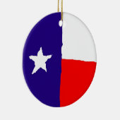 Pop Art Texas Staatsflagge Keramikornament (Rechts)
