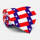Pop Art Texas Staatsflagge Krawatte (Gerollt)