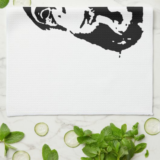 Pop Art Thinking Chimpanzee Handtuch (Gefaltet)