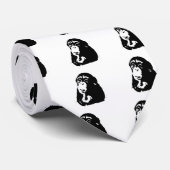 Pop Art Thinking Chimpanzee Krawatte (Gerollt)