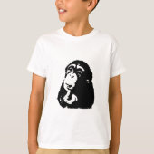 Pop Art Thinking Chimpanzee T-Shirt (Vorderseite)