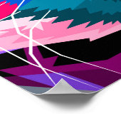 Pop-Art-Tier Poster (Ecke)