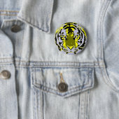 Pop Art Tiger Button (Beispiel)