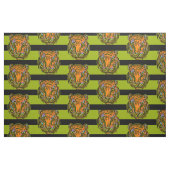 Pop Art TIGER HEAD + Ihr Backgr. Ideen Stoff (Fat Quarter (45,7 x 55,9 cm))