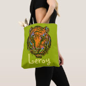 Pop Art TIGER HEAD + Ihr Backgr. Ideen Tasche (Von Nahem)