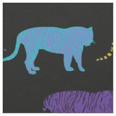 Pop Art Tigers  Stoff (Nahaufnahme)
