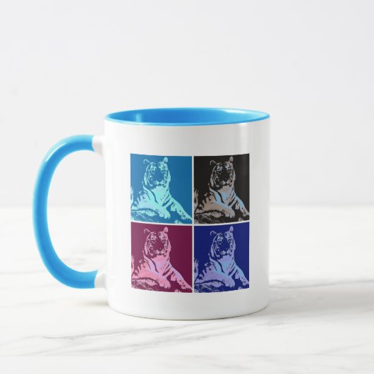 Pop Art Tigers Tasse (Links)