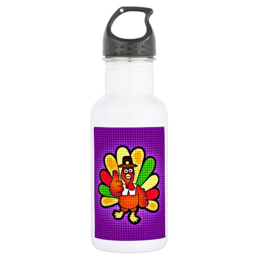 Pop Art Tom Türkei Edelstahlflasche (Vorderseite)
