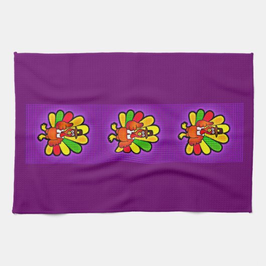 Pop Art Tom Türkei Handtuch (Horizontal)