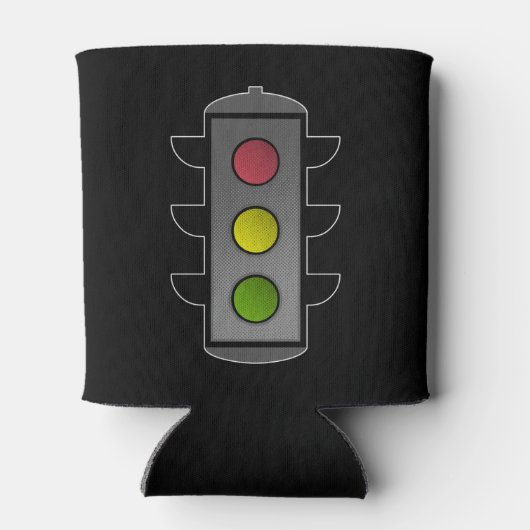 Pop Art Traffic Light Dosenkühler (Rückseite)