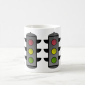 Pop Art Traffic Light Kaffeetasse (Mittel)