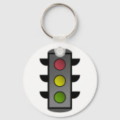 Pop Art Traffic Light Schlüsselanhänger (Vorderseite)