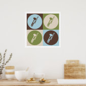 Pop Art Trombone Poster (Küche)