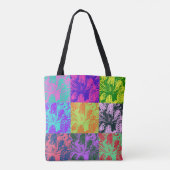 Pop Art Tropical Bold, Fun und farbenfroh Tasche (Rückseite)