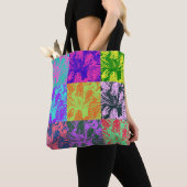 Pop Art Tropical Bold, Fun und farbenfroh Tasche (Von Nahem)