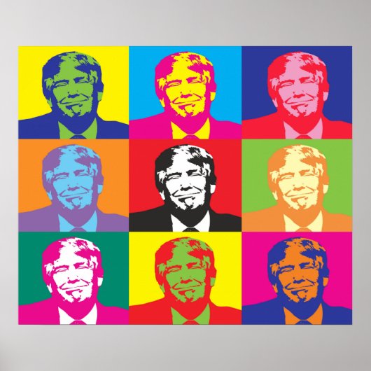 Pop Art Trump Poster (Vorne)