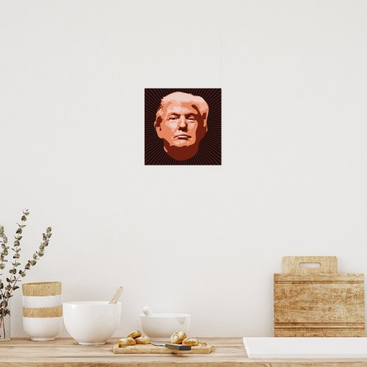 Pop Art Trump Poster (Küche)