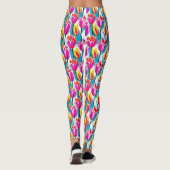 Pop Art Tulips Leggings (Rückseite)