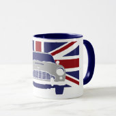 POP ART UNION JACK DB5 AUTO AUTO TASSE (VorderseiteRechts)