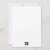 Pop Art Valentine Dankeskarte (Rückseite)