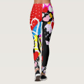 Pop Art Valentine Leggings (Rückseite)