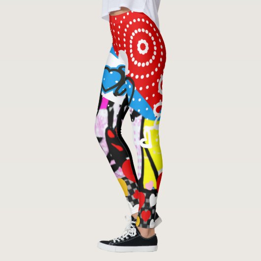 Pop Art Valentine Leggings (Links)