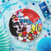 Pop Art Valentine Pappteller (Party)