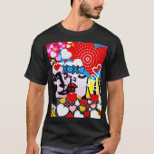Pop Art Valentine T-Shirt (Vorderseite)