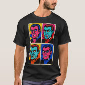 Pop Art Vampire Print | Halloween T-Shirt (Vorderseite)