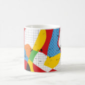 Pop Art, Vibrant Minimalismus. Kaffeetasse (Mittel)