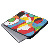Pop Art, Vibrant Minimalismus. Laptopschutzhülle (Vorne Knopf)