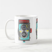 Pop Art Vintag Camera. Kaffeetasse (Links)