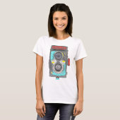 Pop Art Vintag Camera. T-Shirt (Vorne ganz)