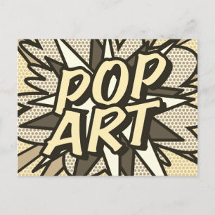POP ART Vintage Spaß Retro Comic Buch Postkarte