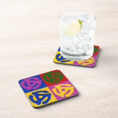 Pop Art Vinyl Record 45 RPM Einsatz Getränkeuntersetzer (Rechte Seite)