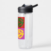 Pop Art Vinyl Record 45 RPM Einsatz Trinkflasche (Links)